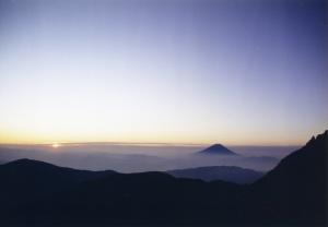 北岳　雲海　富士山